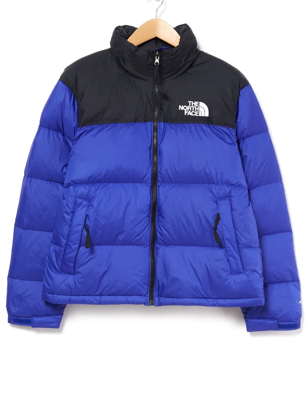 The North Face Blue and Black Puffer Jacket